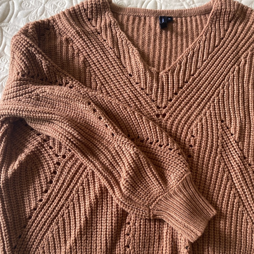 Sweater pinkish brown knit